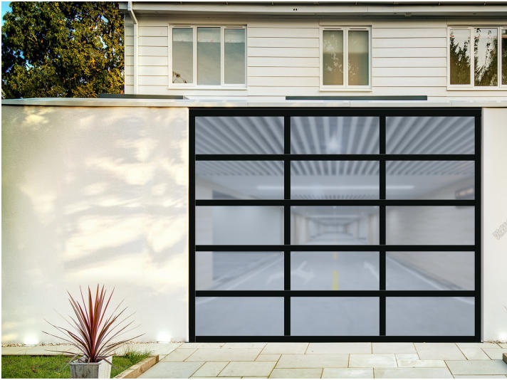 铝合金透视车库门